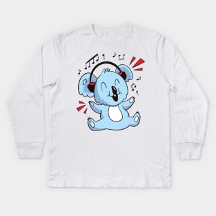 Cute Koala Kids Long Sleeve T-Shirt